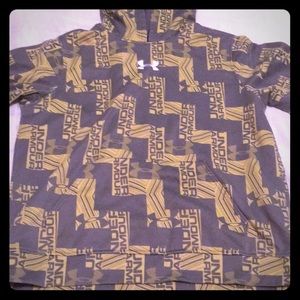 Yellow and grey hoodie